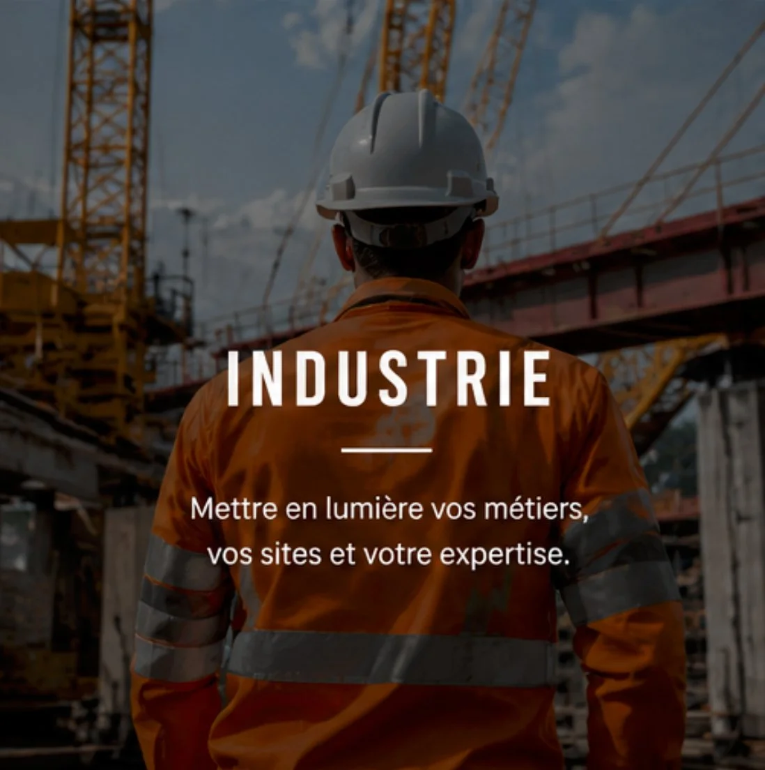 Reportages photos pour les chantiers : suivi de chantier et photo en drone
