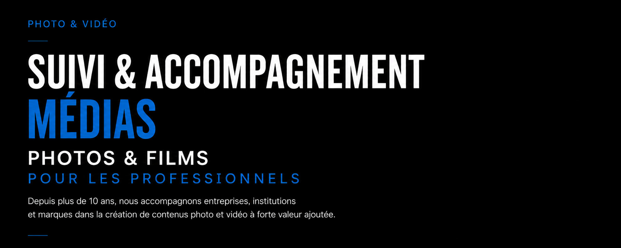 photos et films pour les entreprises