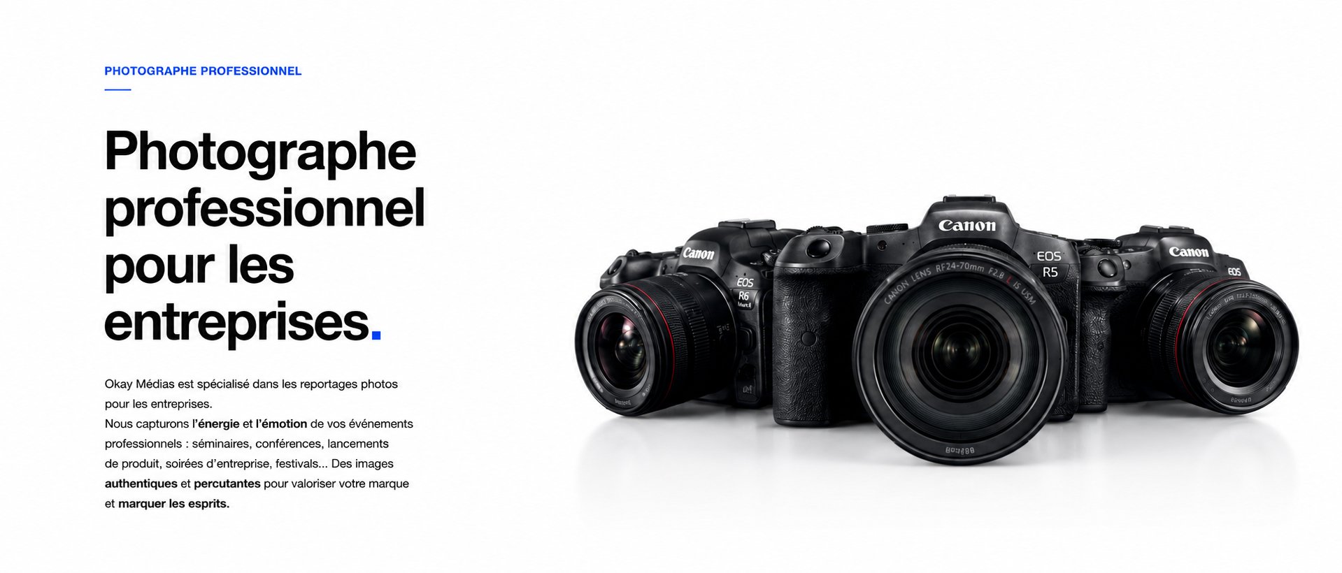 Photographe professionnel corporate