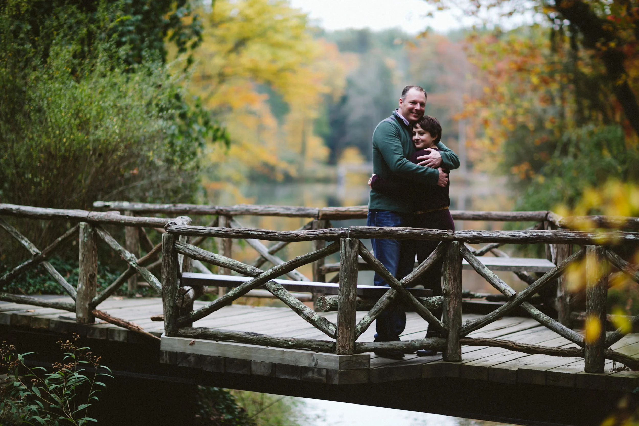 Nick of Blue Bend Photography took our engagement photos on the grounds of the Biltmore Estate in Asheville, NC.