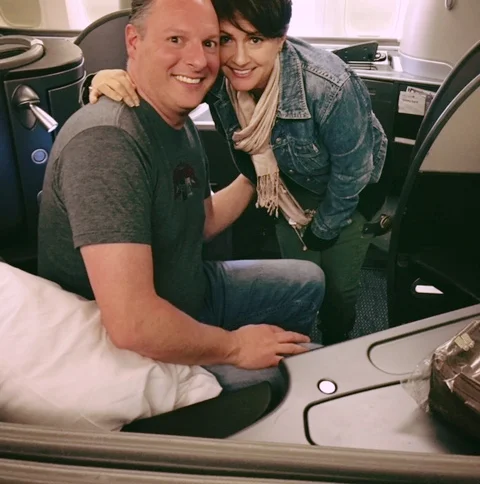 You can tell we had absolutely no chill on this flight.