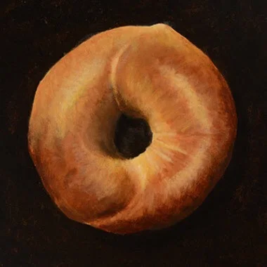 PLAIN BAGEL 12"x12"