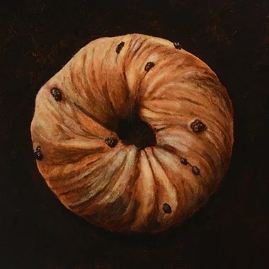 CINNAMON RAISIN BAGEL 12"x12"