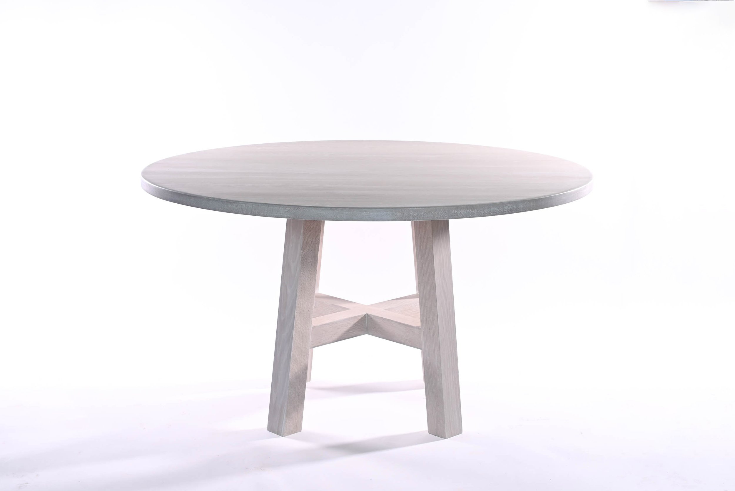 Mackenzie Round Top Dining Table, side view