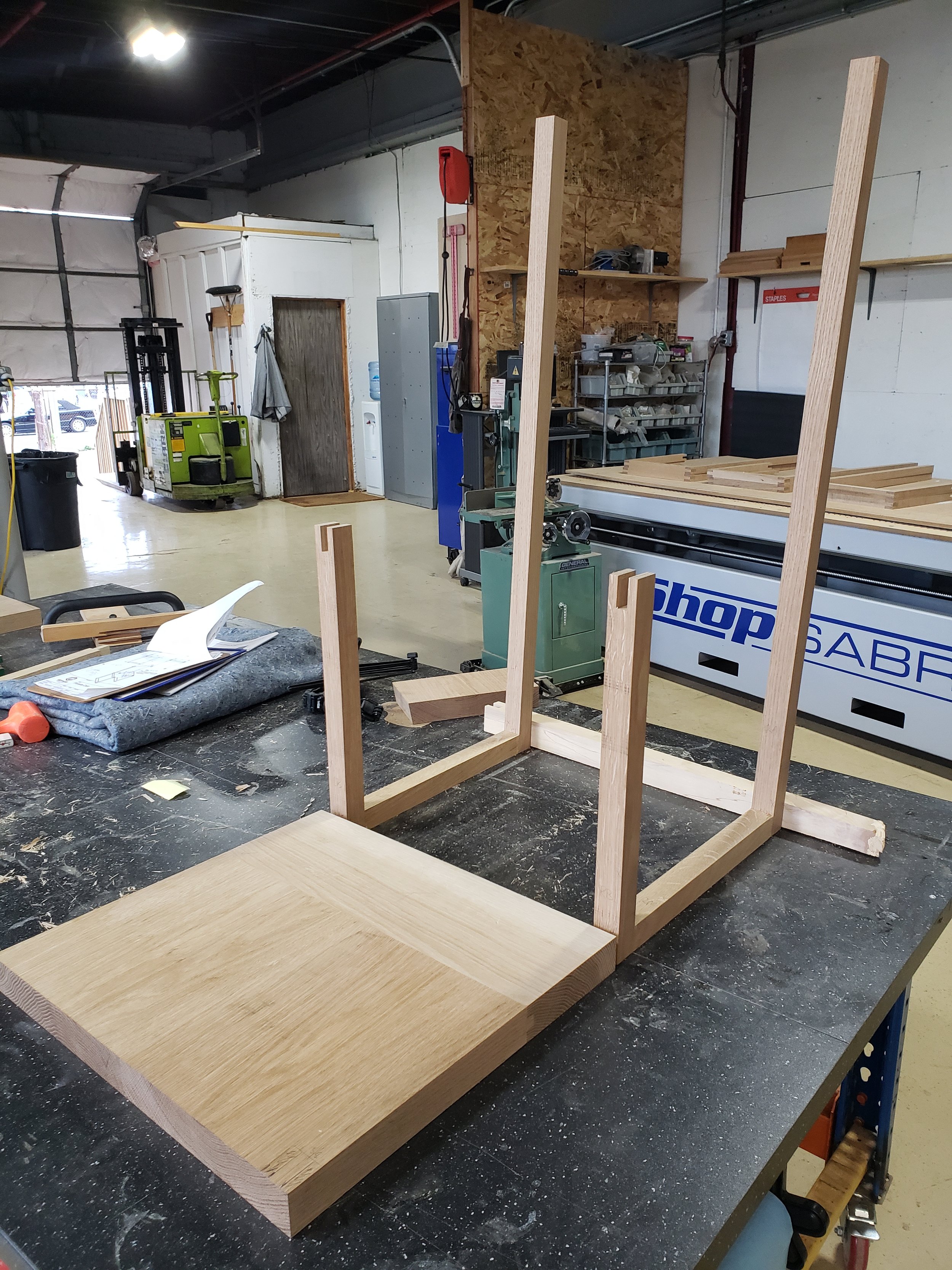 Seat ready for assembly