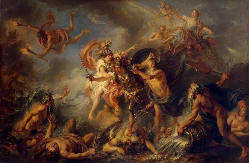 Fury of Achilles by Charles-Antoine Coypel (1737), Hermitage Museum. Source: Wikipedia