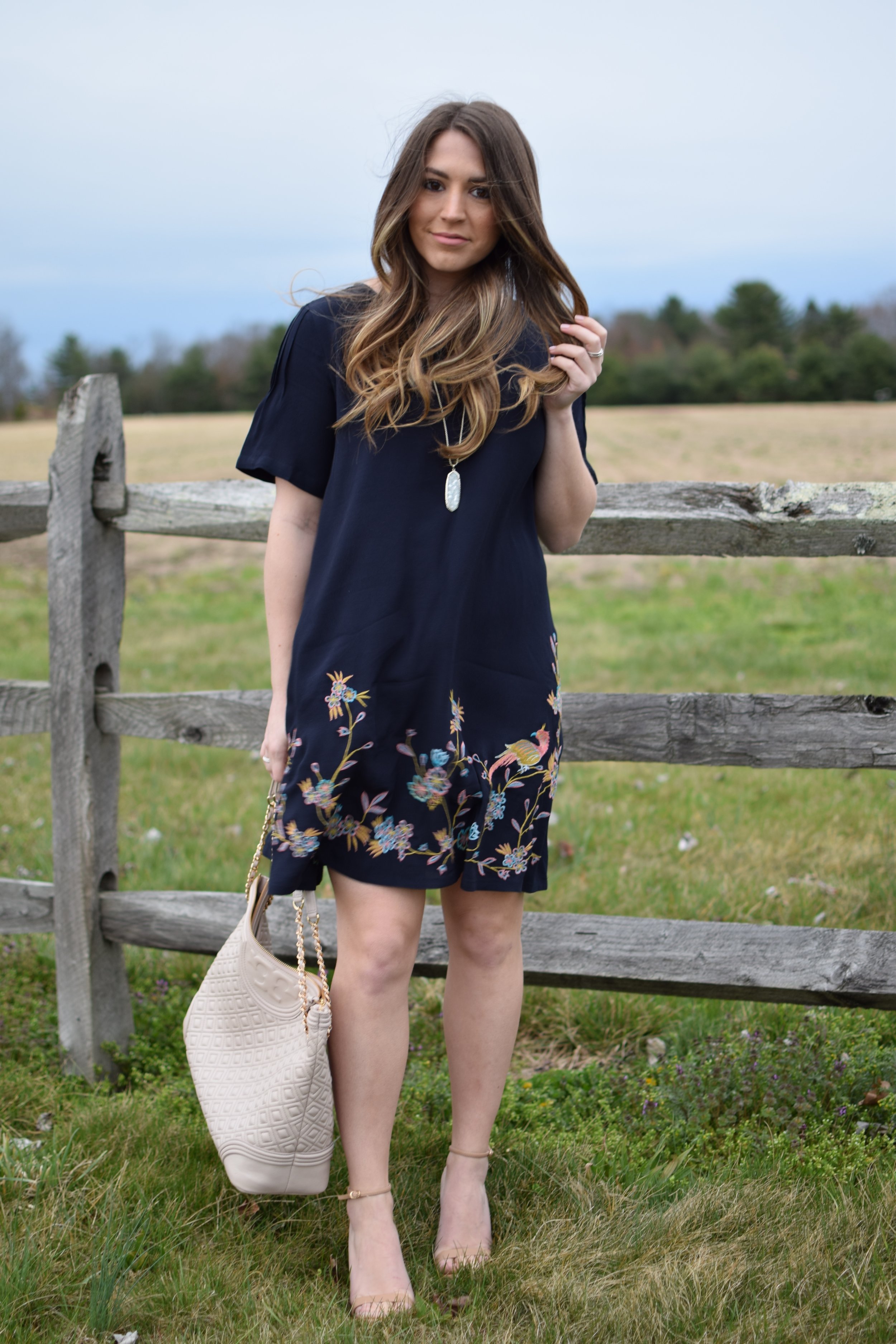 navy blue easter dress