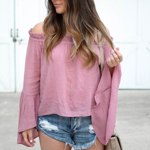 The Best Off The Shoulder Top for Now & the Fall Transition