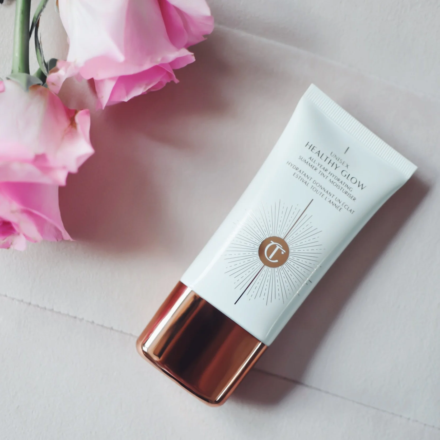 Charlotte Tilbury Healthy Glow Tinted Moisturizer Review megan elise