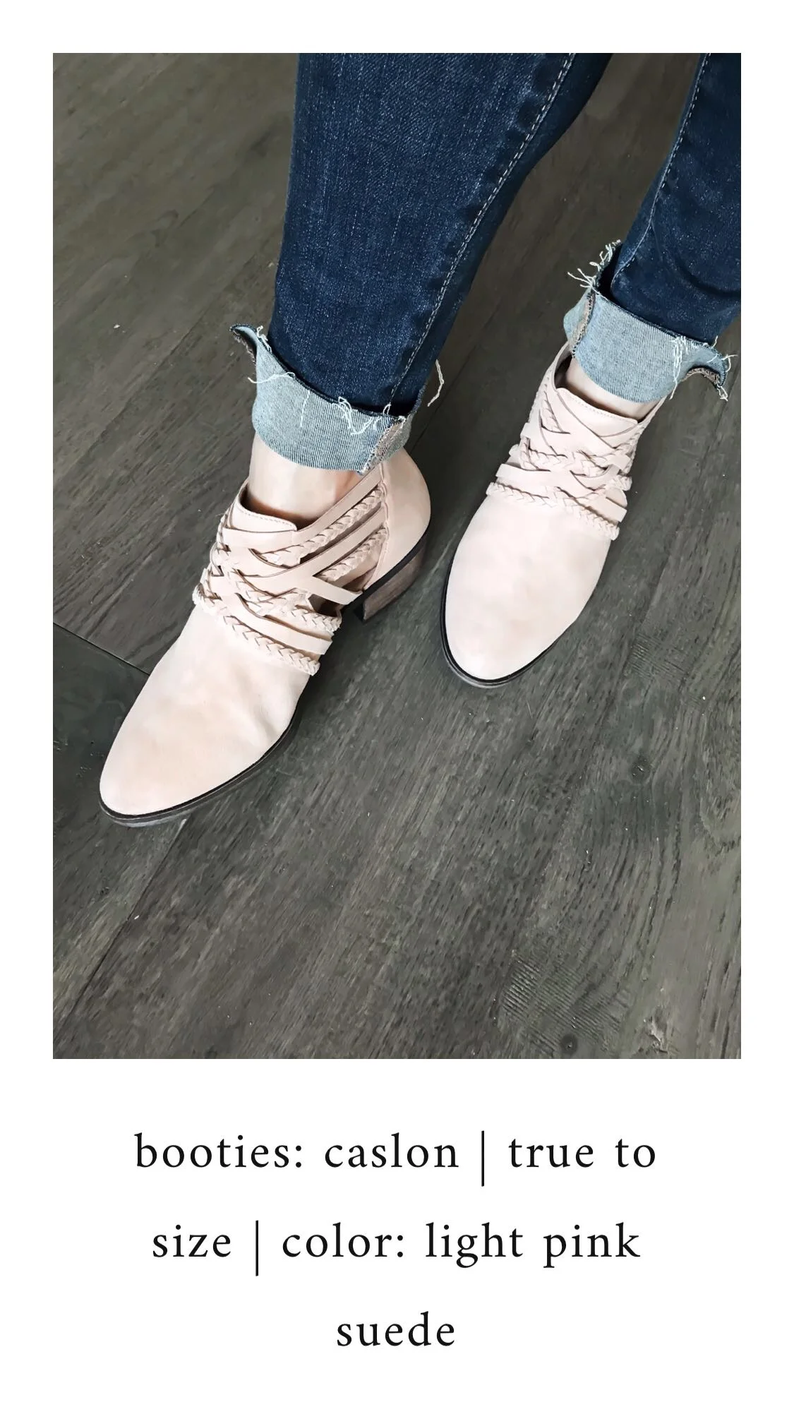 caslon braided bootie