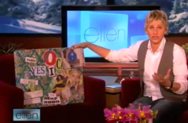 Ellen DeGeneres recently shared her vision board with her viewing audience.