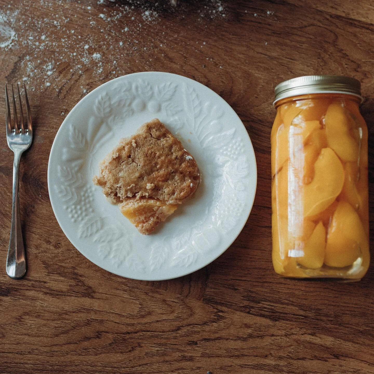 Product Photography Practice - Shawn’s Peach Cobbler - Just another masterpiece from Shawn’s kitchen! It was absolutely delicious!