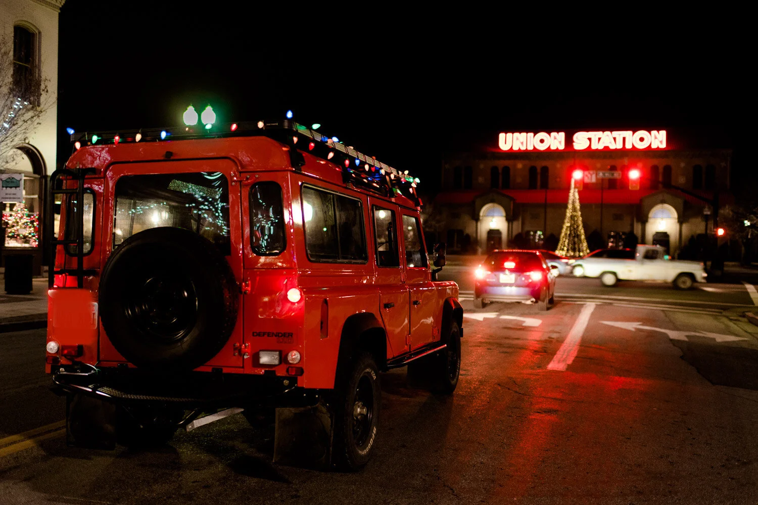 Adding Christmas Lights to our Land Rover Defender 110