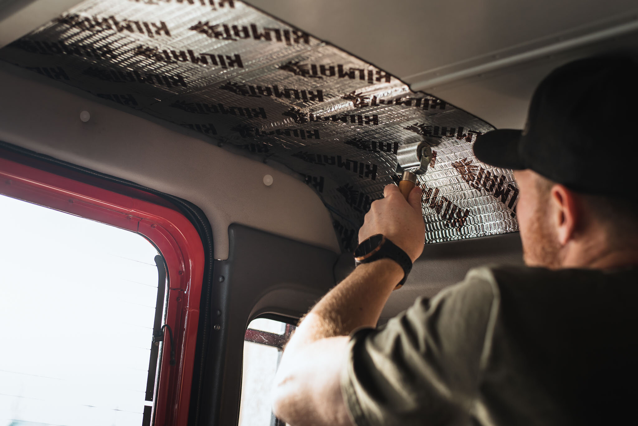 Installing Kilmat Soundproofing in the Cab