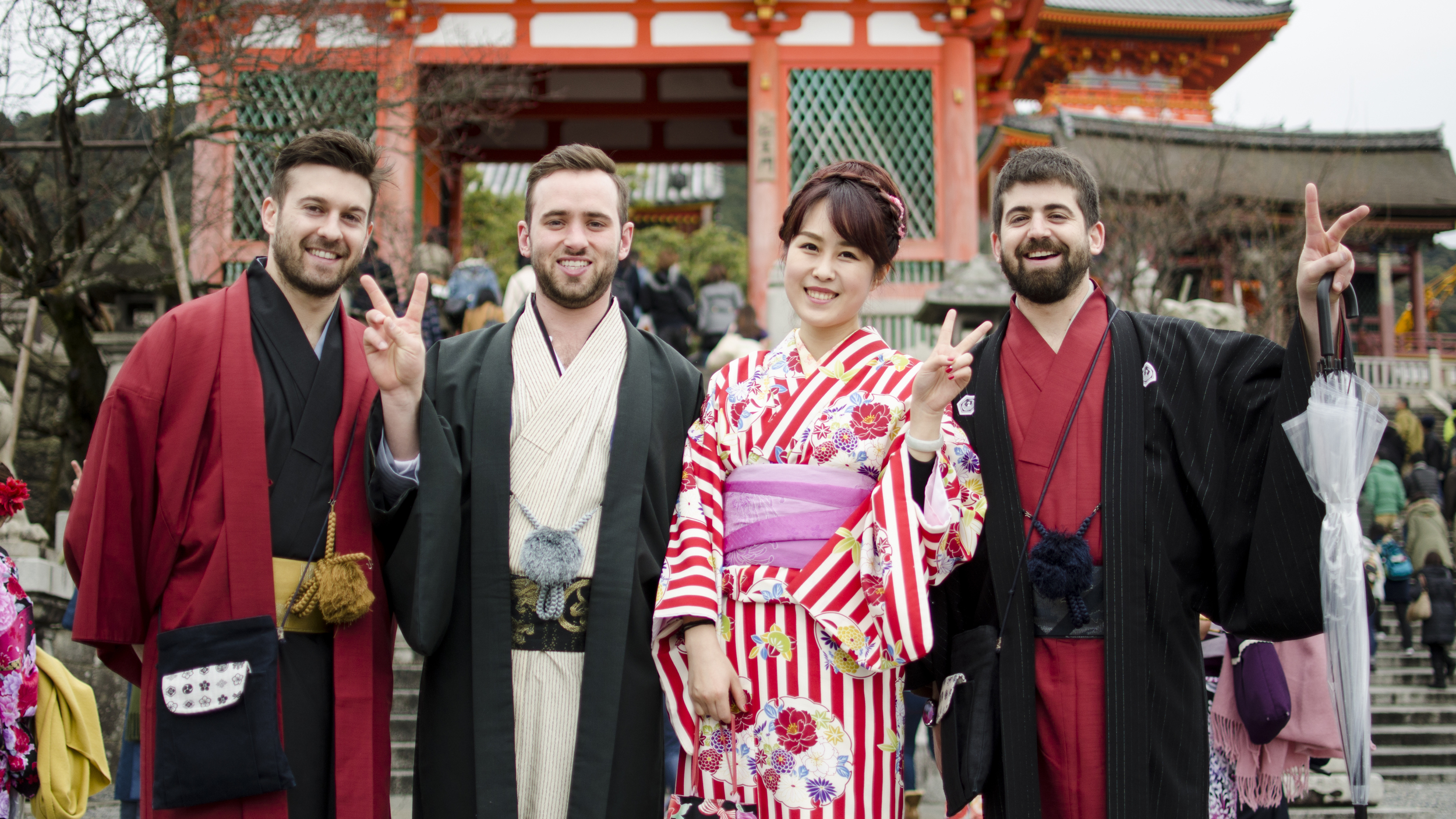 Zach and his business partners Josh Weprin (his brother), and Stephan Harman on a research trip to Japan. 