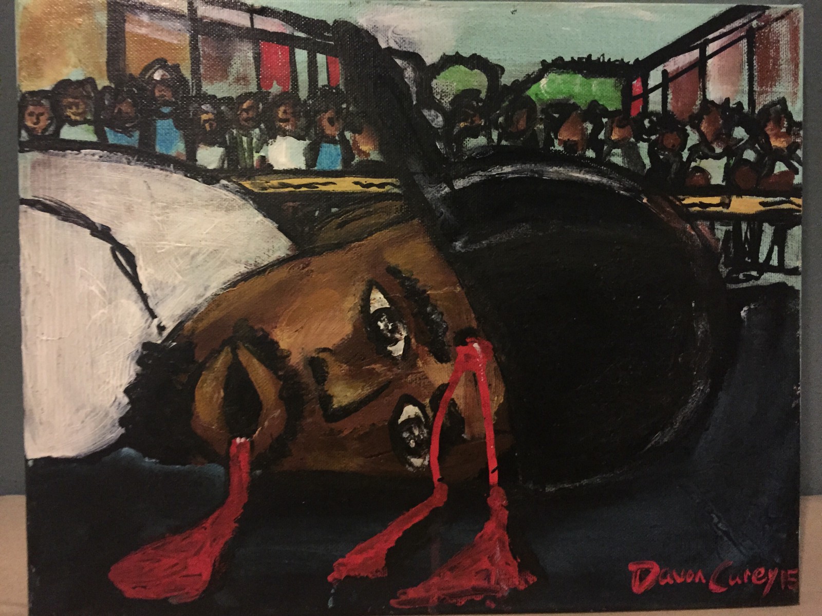 Painting by @davoncarey (Click link. watch video) https://www.youtube.com/watch?v=KJ8q4wpqv2I
