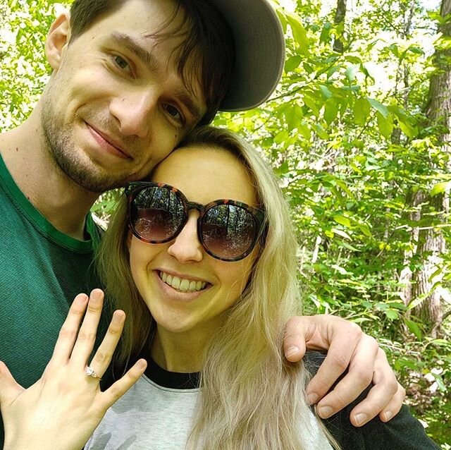 ❤️❤️❤️WE LOVE LOVE❤️❤️❤️
We are so excited that Fusion Yoga teacher extraordinaire @sarahknox693 and her (now) fianc&eacute; Thomas are newly engaged! Give a huge congratulations to these two bright lights in our community...better yet give Sarah an 