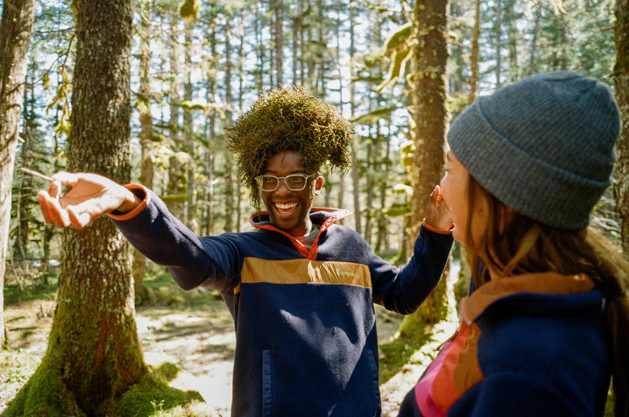 Friends Playing in the Forest