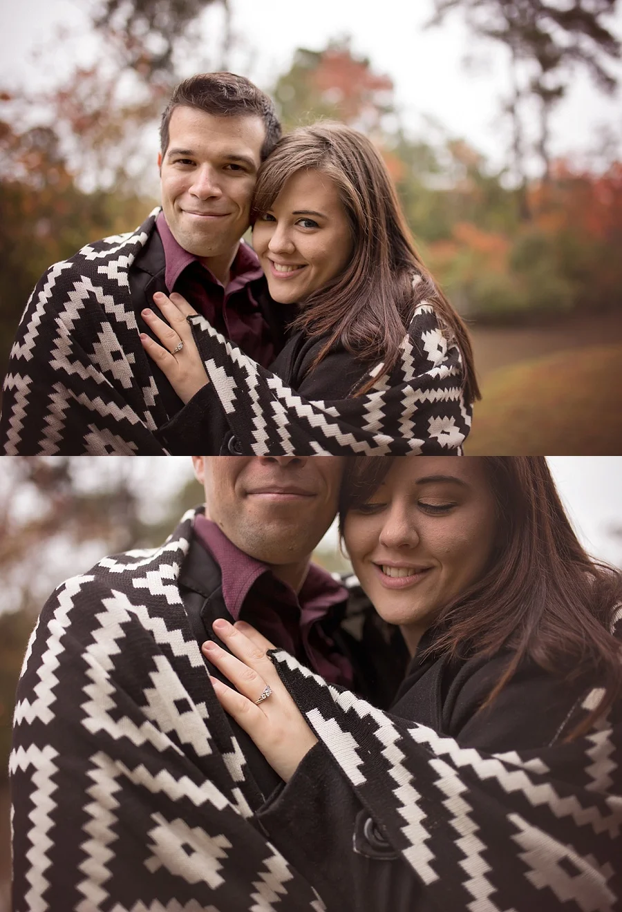 Rainy Day Engagement Session | Houston Area Wedding Photography | Lisa & Joey