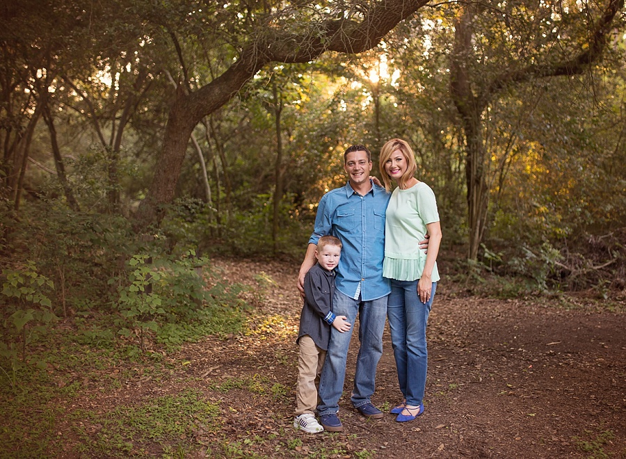 The Woodlands | Family Photographer | Belden Family at Kleb Woods ...