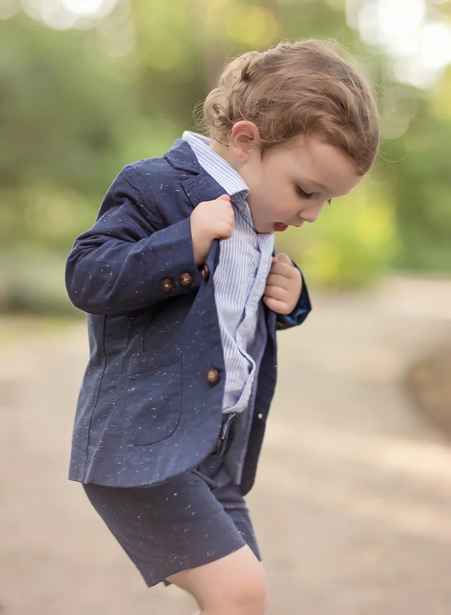 Boys 2t Navy Blazer and Dress Short (Cat & Jack)