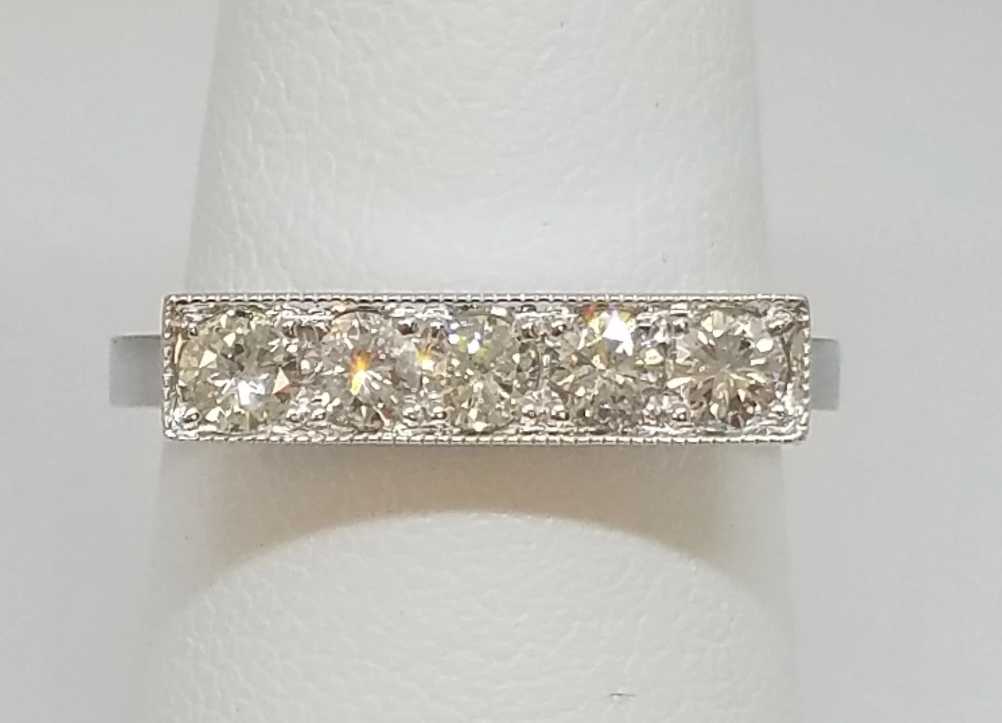 Straight bar ring for graduation gift!