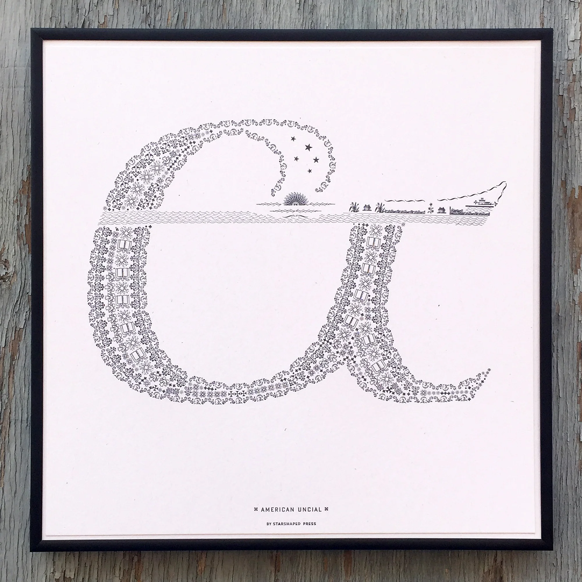 American Uncial, by Victor Hammer, printed at the Wells Book Arts Center in Aurora, New York