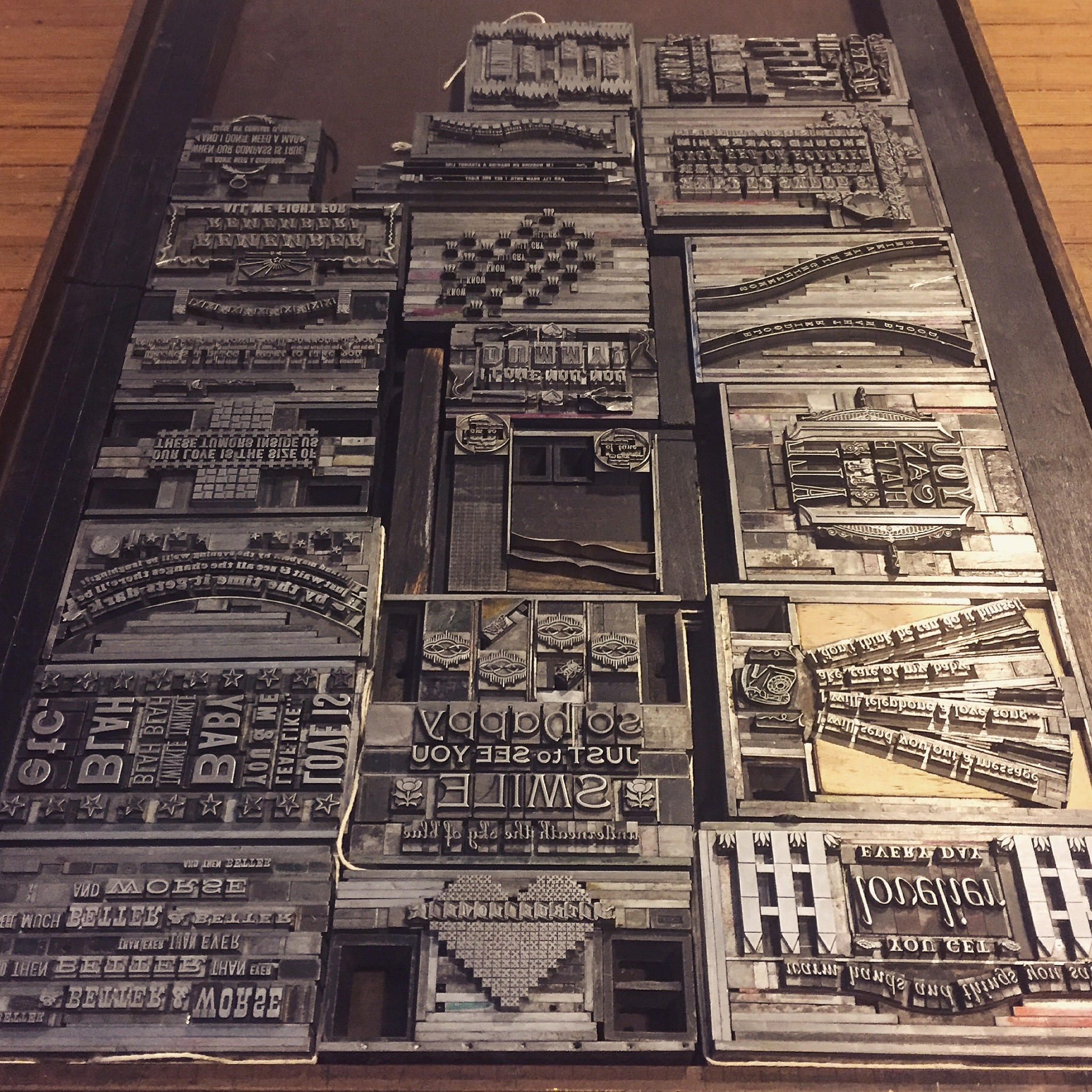 All of the type forms
