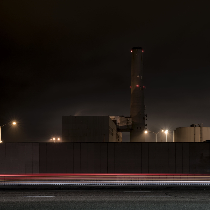 Encina Power Station (Light Streak Variation I)