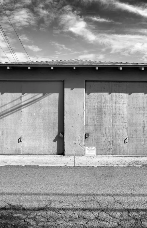 Garage Doors With Poison Warning