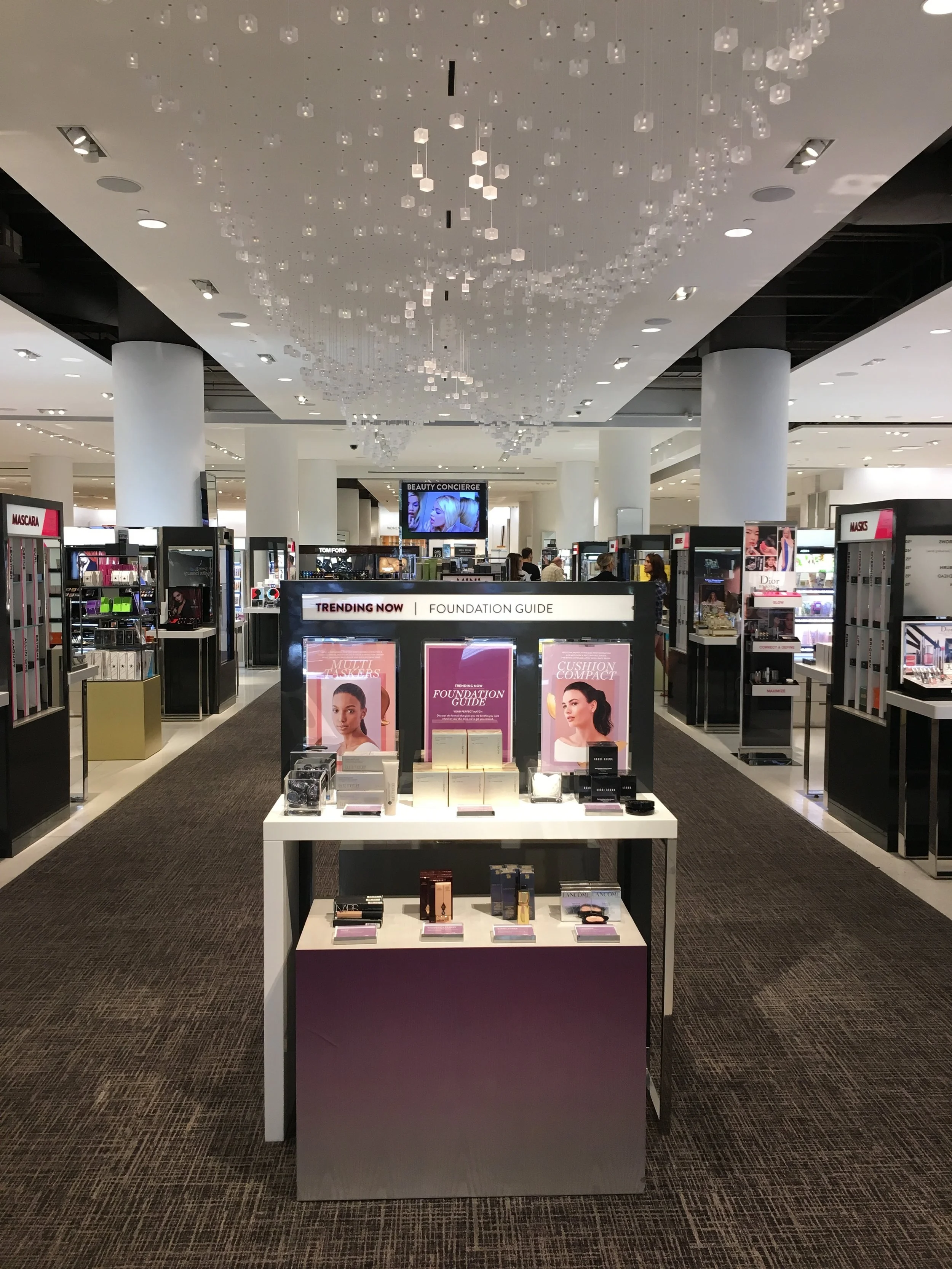 In-Store Beauty Display and Signage