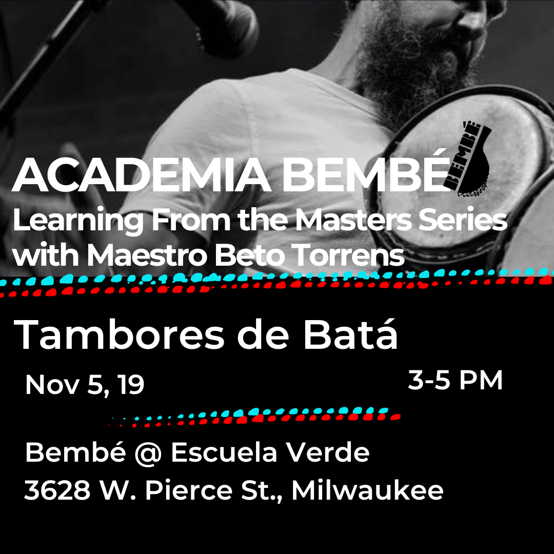 Learning From the Masters: Tambores Batá (Adult Drum)