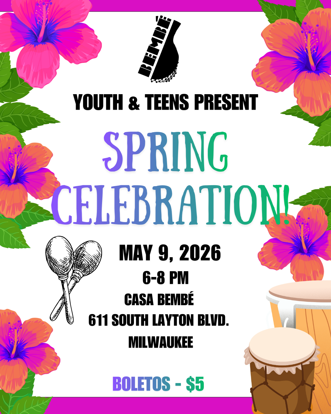 Academia Bembé Spring Semester Celebration