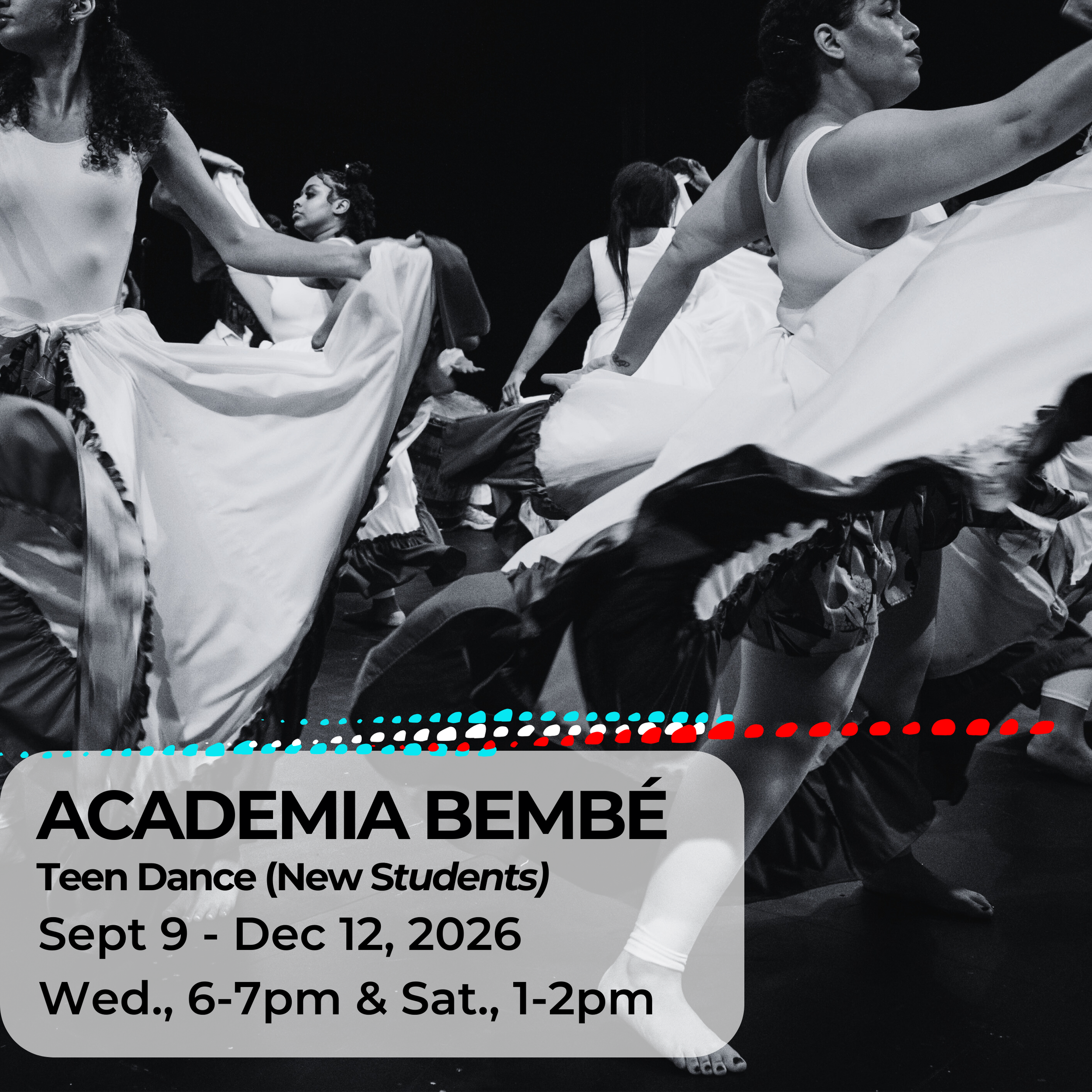 Pre-Teen/Teen Dance (FOR NEW Students): Afro-Latino Dance Traditions (Ages 11-17)