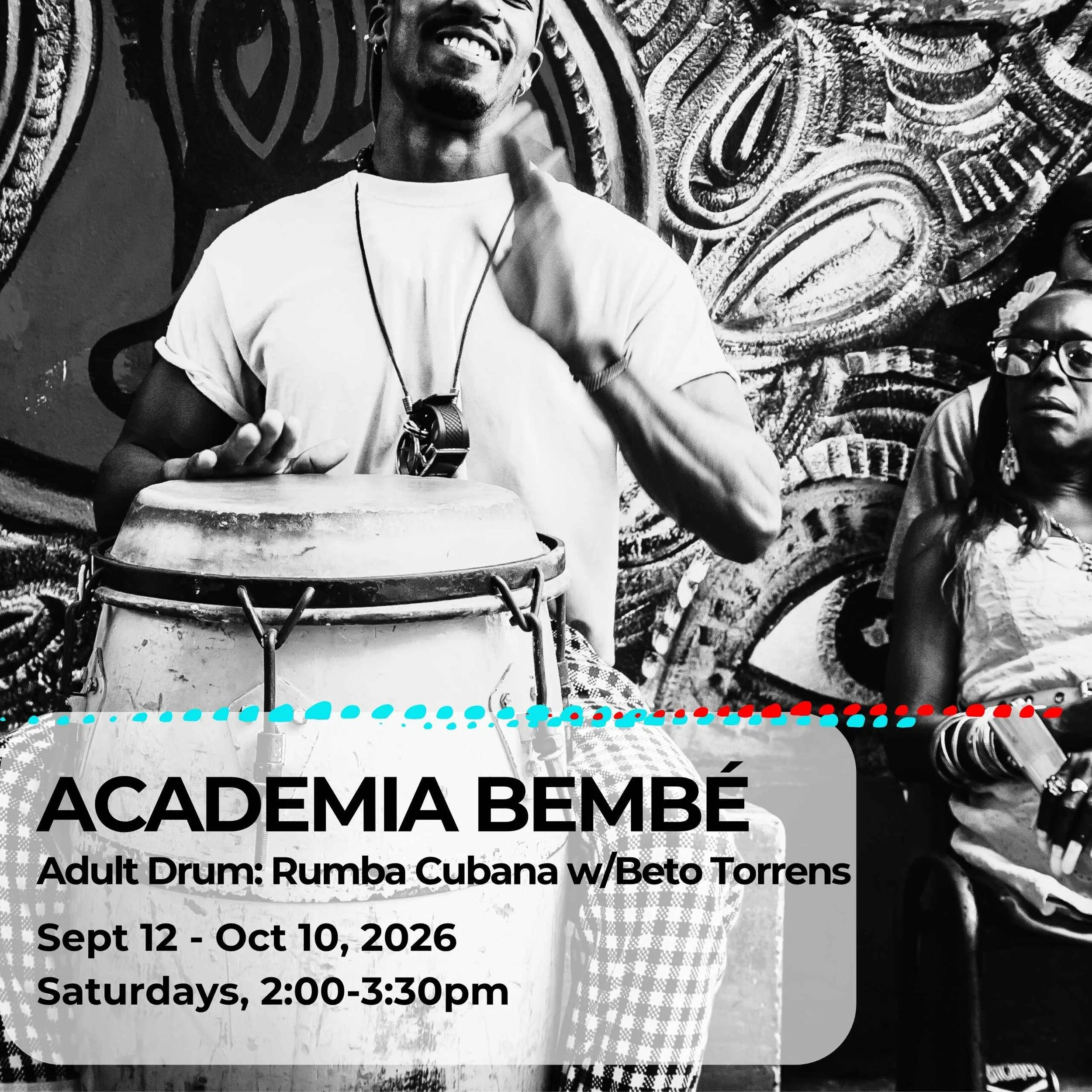 Adult + Teen Cuban Rumba Drum with Maestro Beto Torrens