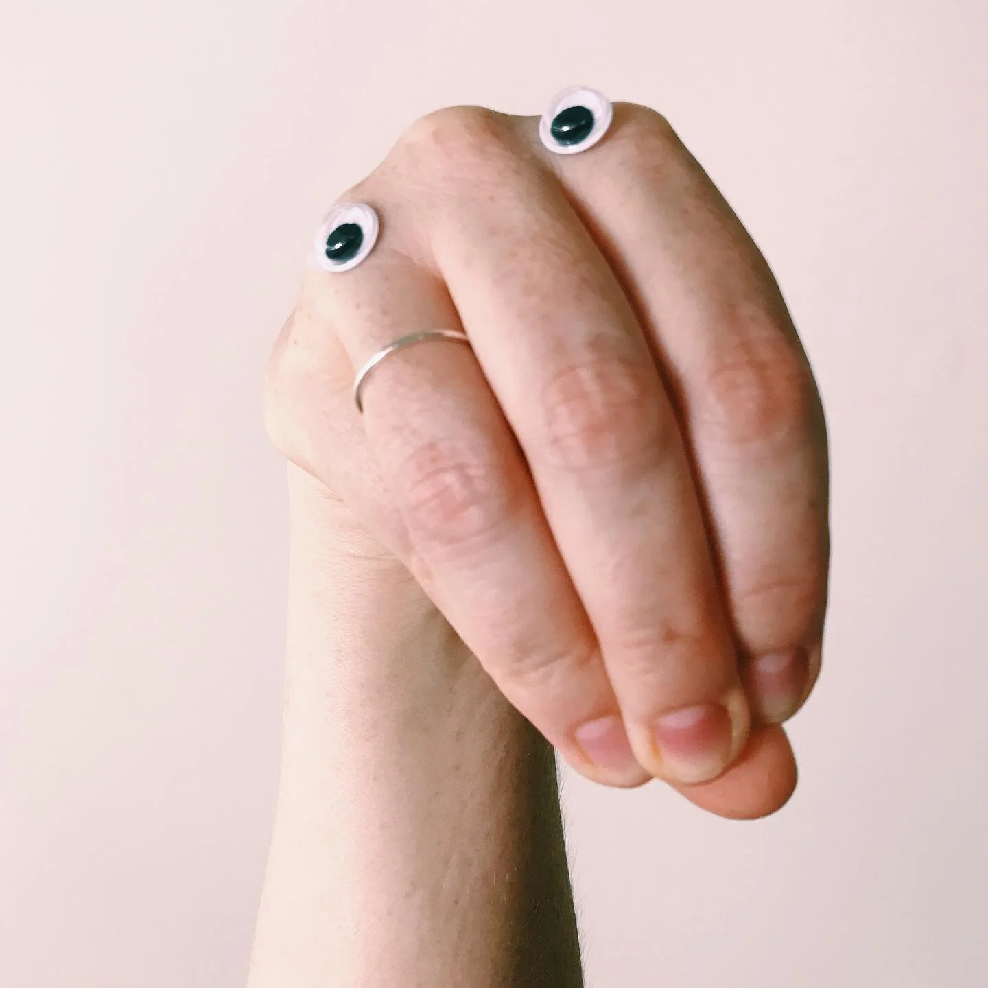 This is Mr Bubble Eater, created to speed bathtime along but who is now requested at all times of the day. Tonight he acquired eyes. 👀

He will appear if you say &lsquo;Bubble bubble bubble&rsquo; but a lot of the time he doesn&rsquo;t come out beca