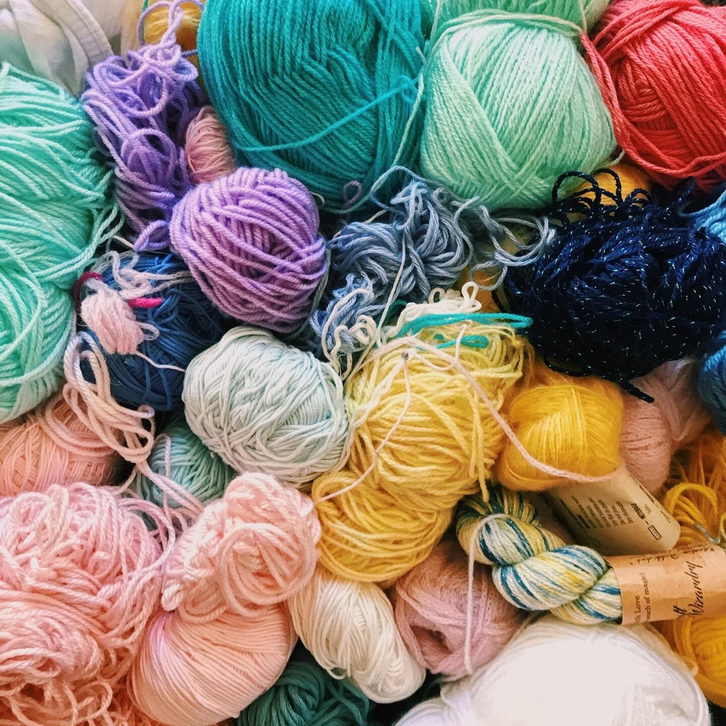 Trying to choose colours for my #pengweeno cardigans. I&rsquo;ve narrowed it down to all of them.