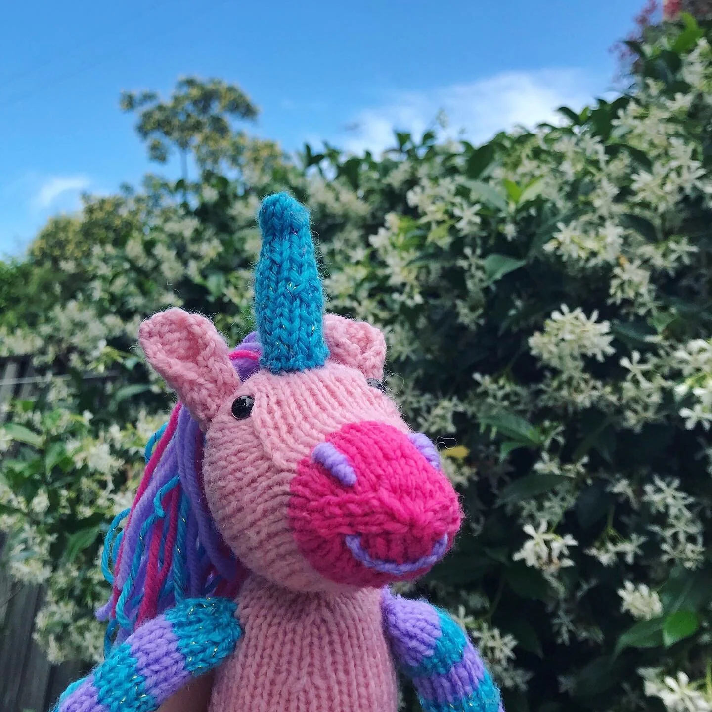 ✨🦄✨⁠⠀
⠀
More pics of Abby the unicorn to celebrate finishing a project 😂✨🏆💪🏻 Now just 273 other half done things to do. ⠀
⁠⠀
Pattern: @letsknitmag