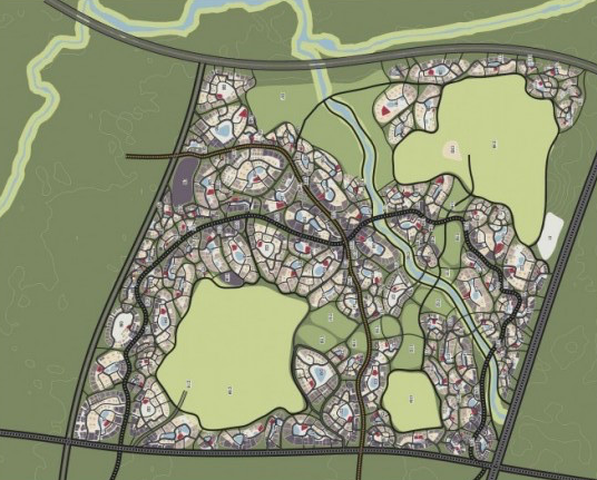 Regenerative development including circular metabolisms, distributed infrastructure, designing with nature, biomimicry Life's Principles, ecological infrastructure, and more. From Abuja Centenary City Biomimicry Concept design. Our Projects