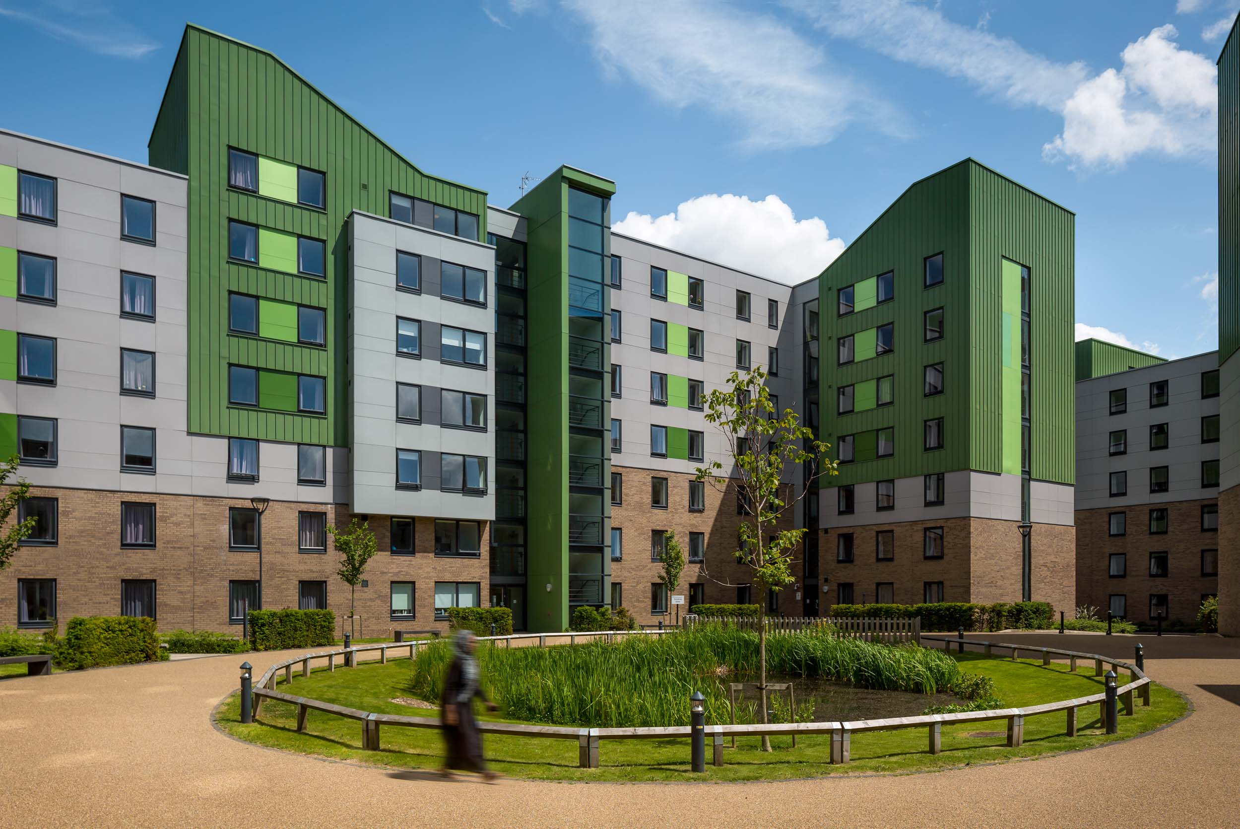 Architectural Exterior Daytime Student Accomodatoin The Green Bradford