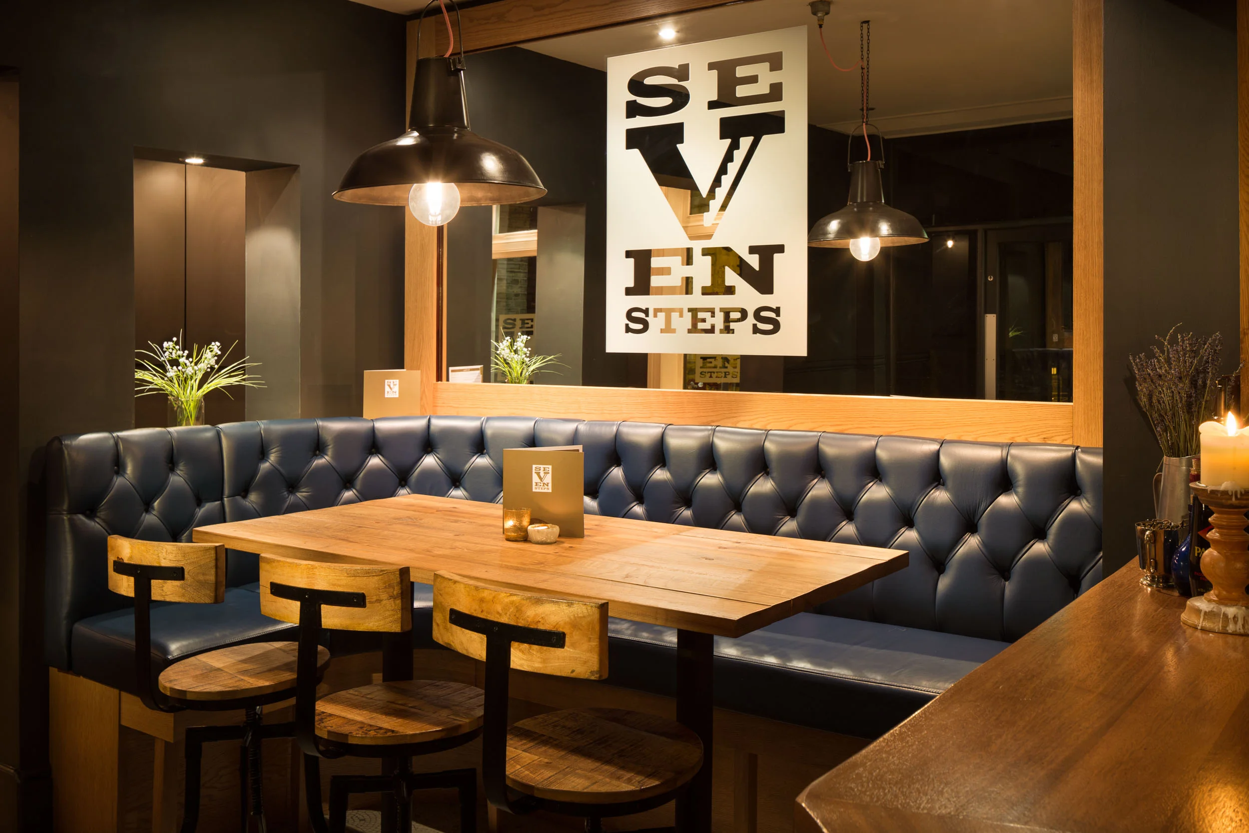 Final image delivered to client - composition is carefully considered, discussed and lighting is added to bring out the details in the space and create mood.