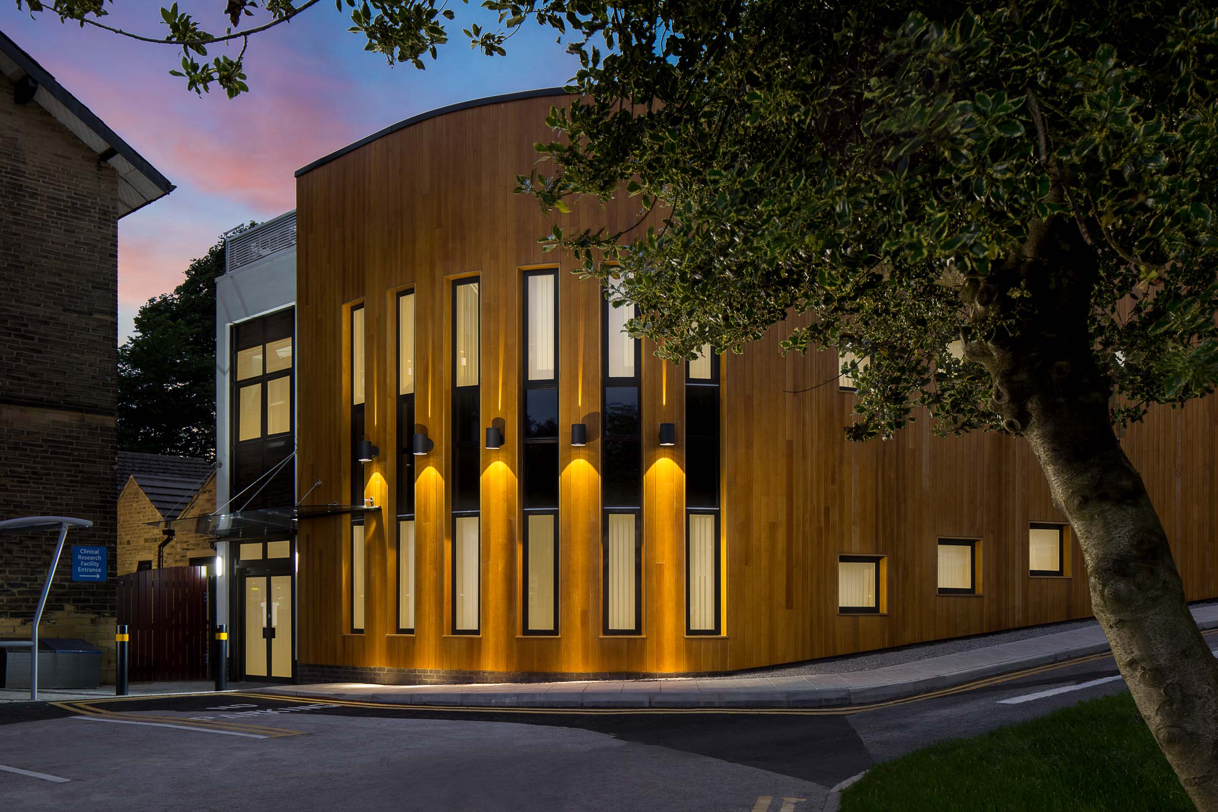 bradford royal infirmary institute of health research twilight exterior after.jpg