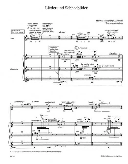 LIEDER UND SCHNEEBILDER