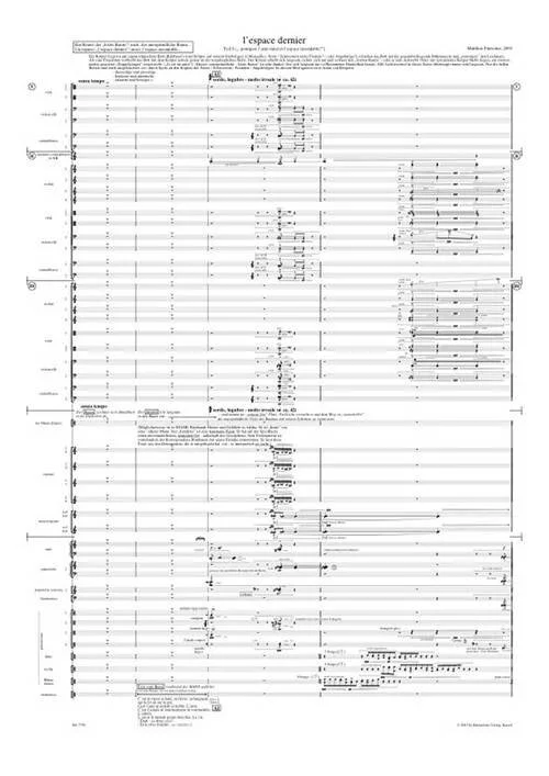 L'ESPACE DERNIER