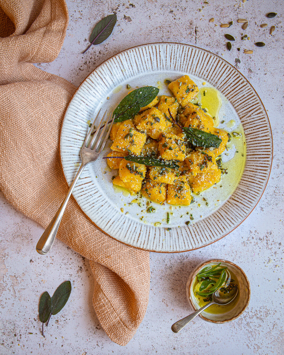 Pumpkin gnocchi. Immune boosting series.