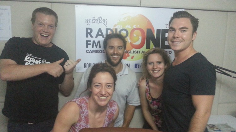 The live guests on Saturday Night Live Cambodia for Saturday January 16 were stand-up comedian and Magic Mike-wannabe STEVO JOSLIN , physiotherapist MARK CHEN and the CrossFit coaches MIKE & JENNY TITZER !