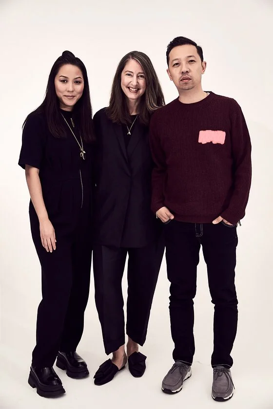 Kenzo’s Carol Lim and Humberto Leon with H&M’s Ann-Sofie Johansson, center. - Photo: Courtesy of Soraya Zaman