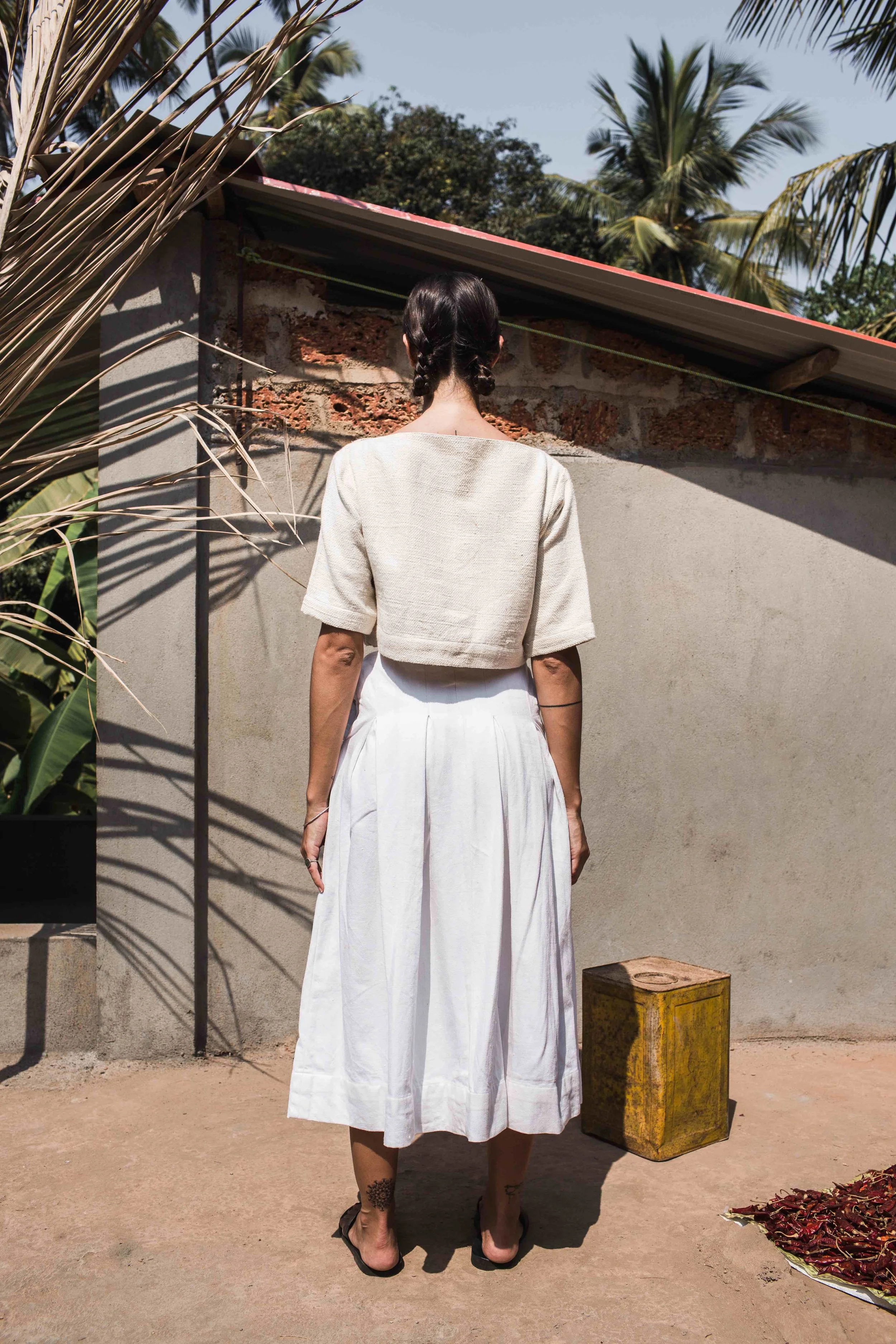 handwoven-white-denim-pleated-midi-gypsy-skirt-3