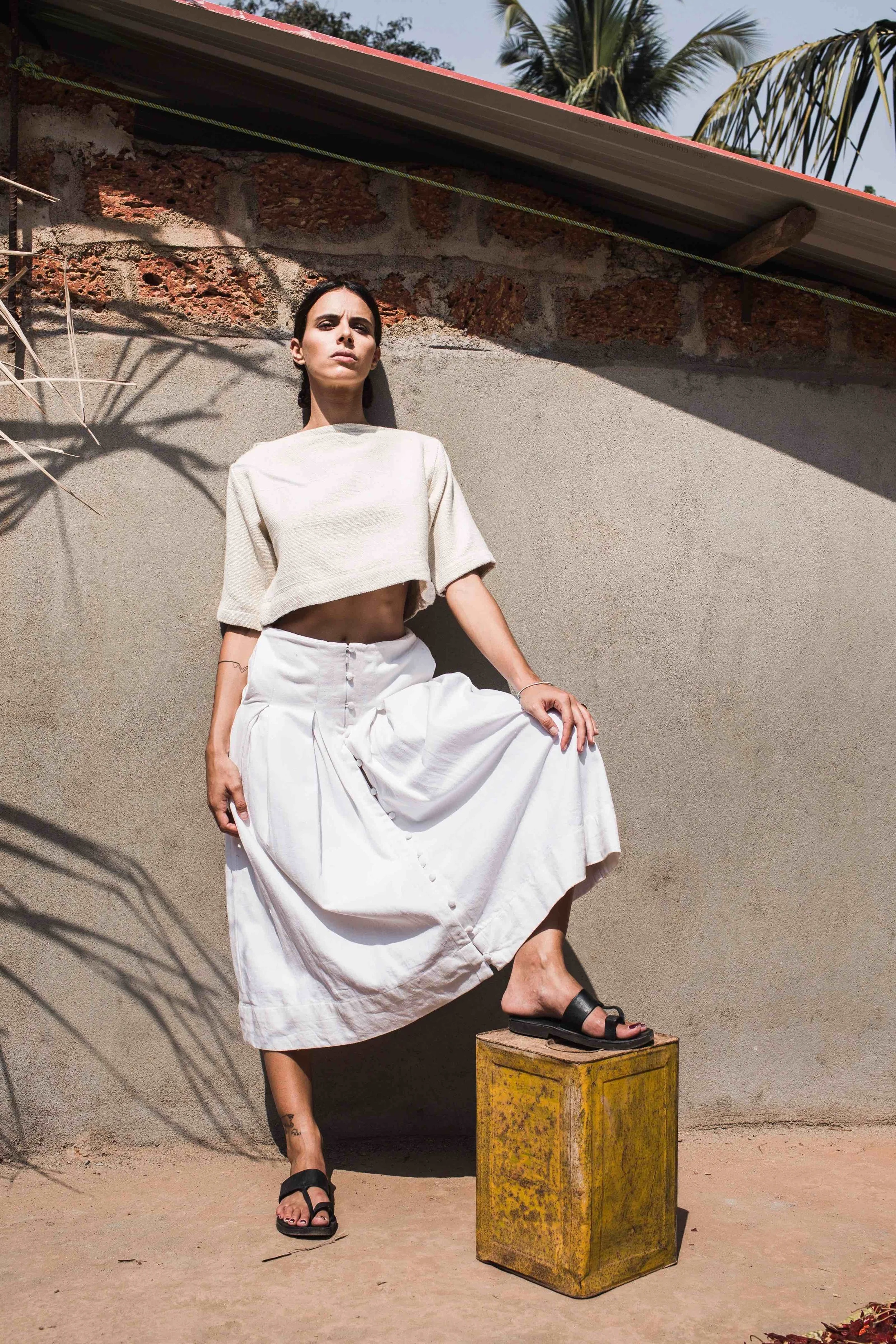 handwoven-white-denim-pleated-midi-gypsy-skirt-2