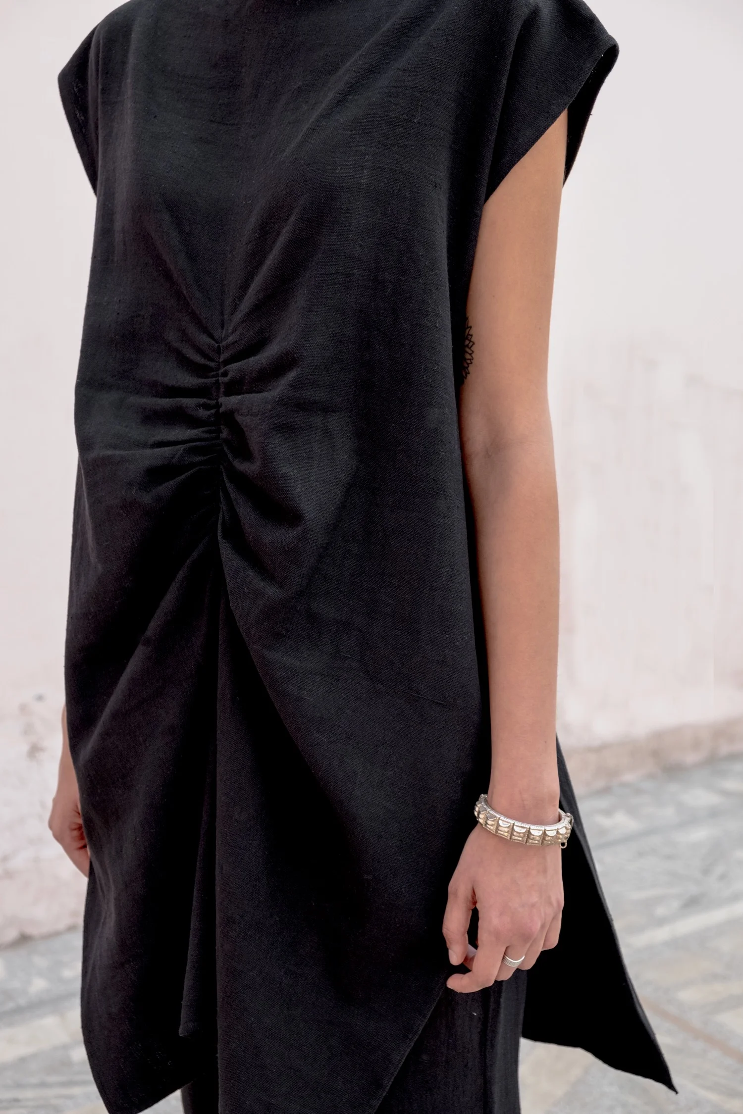 Hemlata_Tunic_Sleeveless_GGathered_Long_Handwoven_Top_Fool_Dost_3.jpg